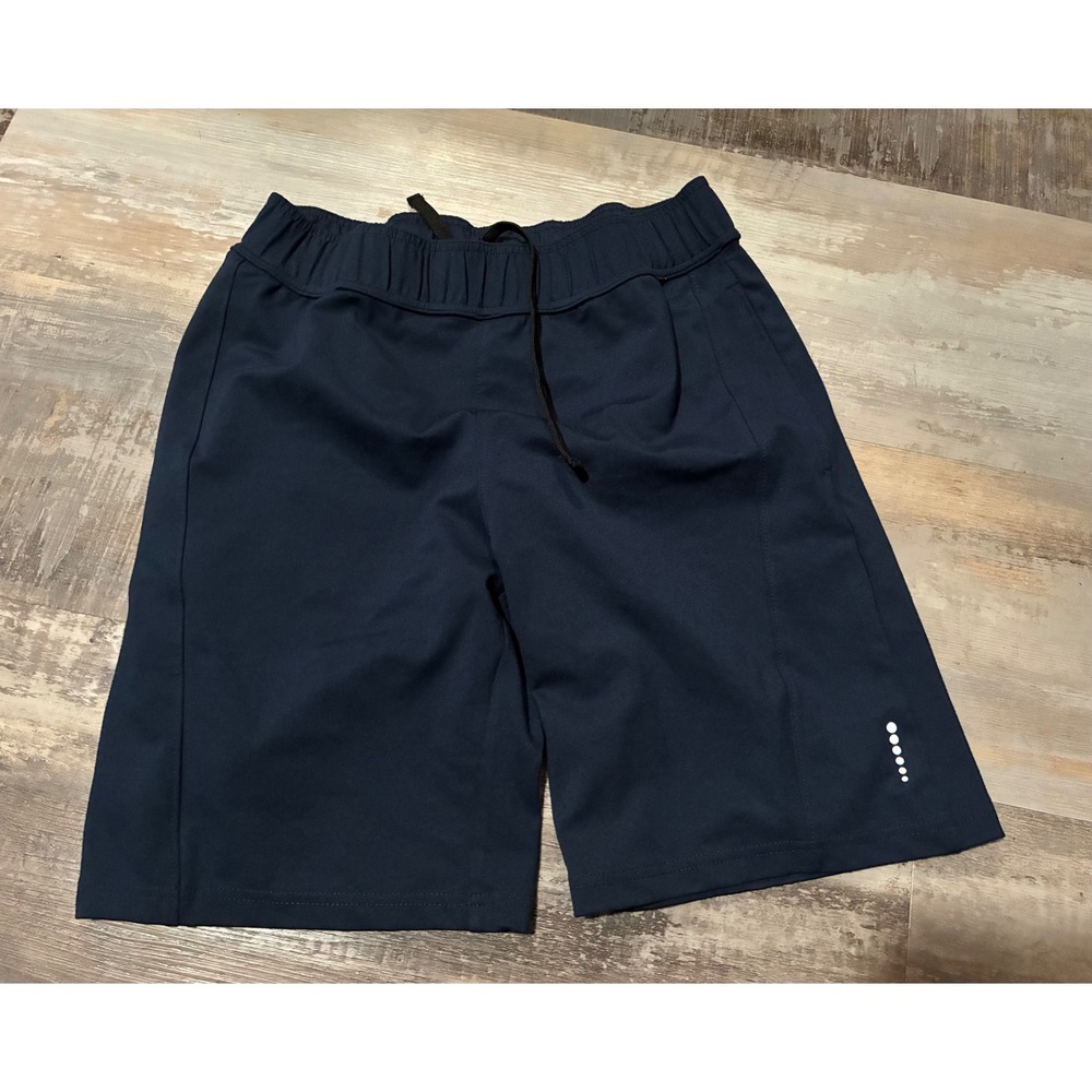Balance Collection Mens Navy Blue Athletic Gym Training Shorts Size Small